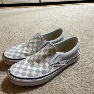 slip on checkered VANS